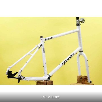 CRUST BIKES / stupid tourist / フレームセット (pastel speckle'd white) / クラストの画像