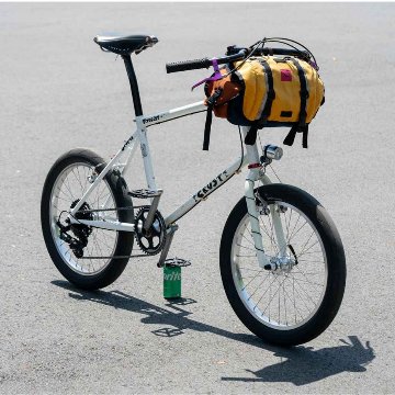 CRUST BIKES / stupid tourist / フレームセット (pastel speckle'd white) / クラストの画像