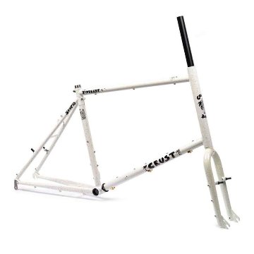 CRUST BIKES / stupid tourist / フレームセット (pastel speckle'd white) / クラストの画像