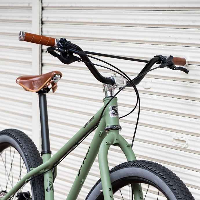 NITTO HiHi-bar｜クロモリ ライザーバー 720mm 25.4mm｜Silver