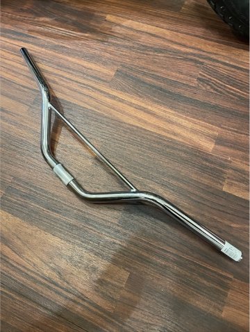 NITTO HiHi-bar｜クロモリ ライザーバー 720mm 25.4mm｜Silver