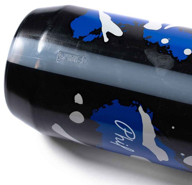 Phil Wood [フィルウッド] splatter  water bottle / Blue / ボトルの画像