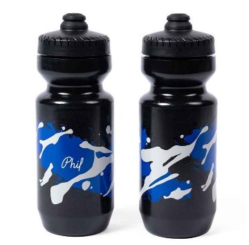 Phil Wood [フィルウッド] splatter  water bottle / Blue / ボトルの画像
