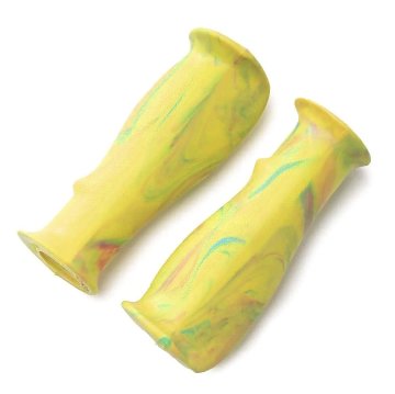 CRUST BIKES /  hyh ergo grip  / yellow swirlの画像