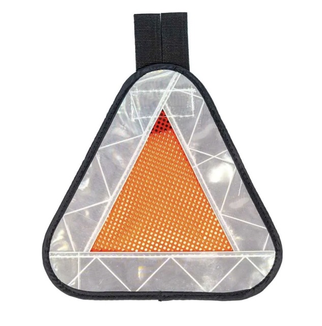 AARDVARK reflective yield symbol silver｜三角リフレクター｜Cycleflower