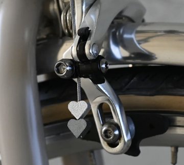 TRNK / トランク / ケーブルエンド / ハート / ブラスゴールドの画像