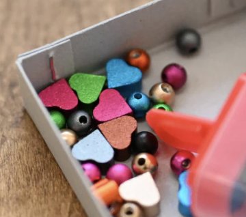 TRNK / トランク / ケーブルエンド / ハート / オレンジの画像