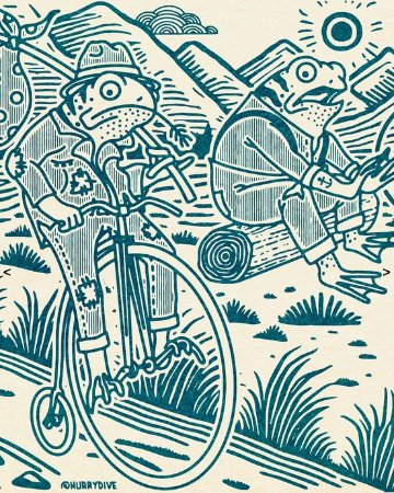 Paul Component / BIKE Camping Froggies NALGENE / ナルゲン ボトル / ポール の画像