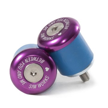 NITTO  / SIMWORKS / Sim Drops / パープル / 22㎜  / エンドキャップ /シムワークス / 日東の画像