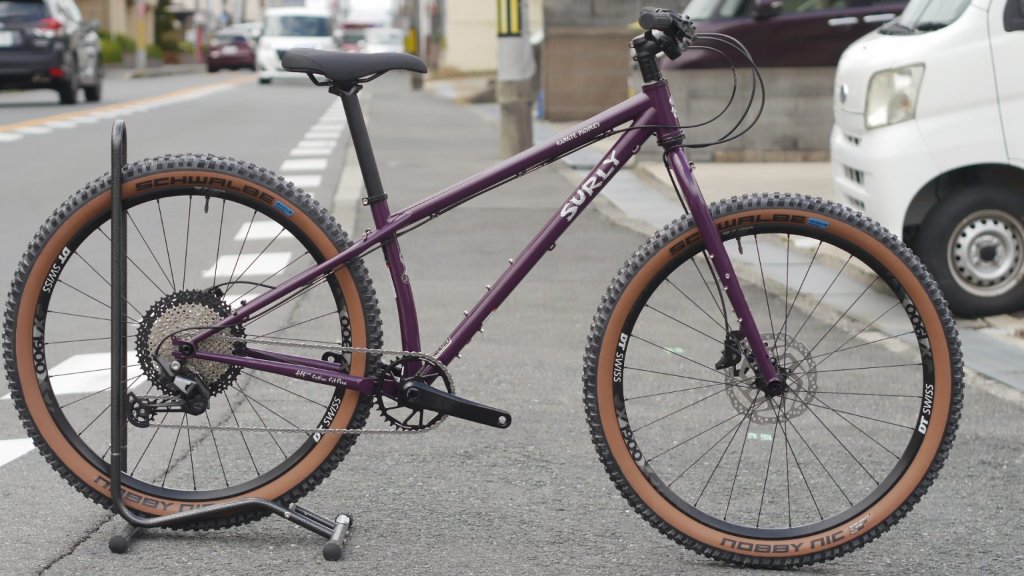 オリジナル完成車 / SURLY / KARATE MONKEY / Organic Eggplant / SMサイズの画像