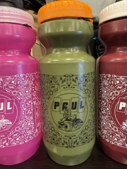 Paul Component / Bandanna Bottle / Green With Orange Cap / ボトル ポール の画像