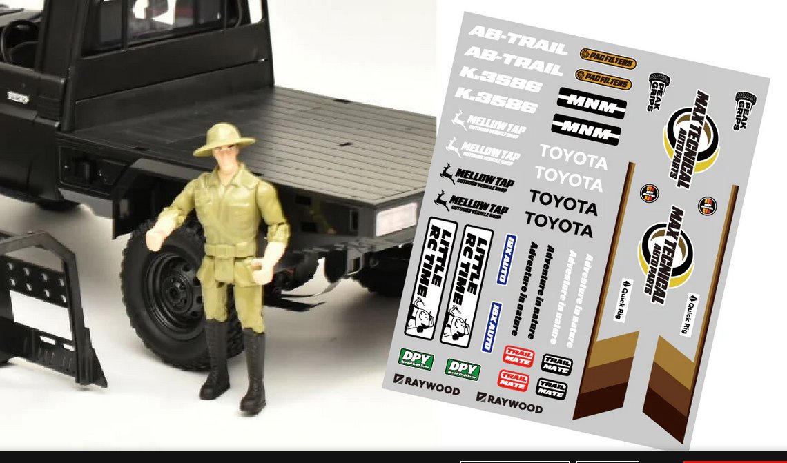 MNモデル / トヨタ ランドクルーザー79 / オーバランド仕様 / ガンメタル  / MN-82S RTR の画像