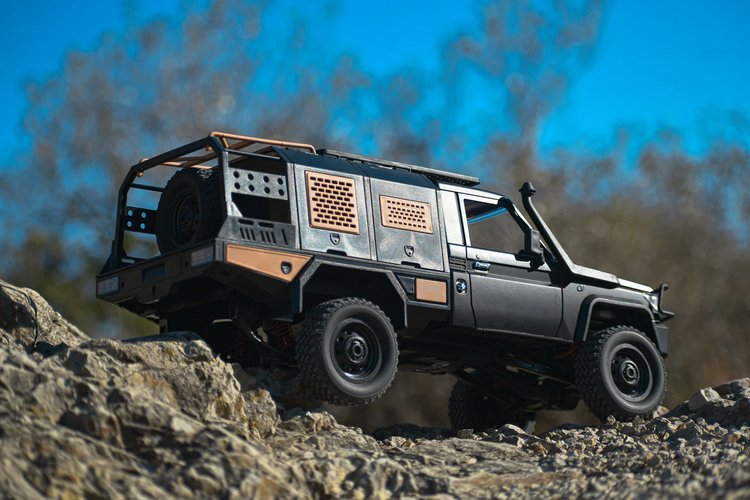 MNモデル / トヨタ ランドクルーザー79 / オーバランド仕様 / ガンメタル  / MN-82S RTR の画像