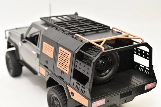 MNモデル / トヨタ ランドクルーザー79 / オーバランド仕様 / ガンメタル  / MN-82S RTR の画像