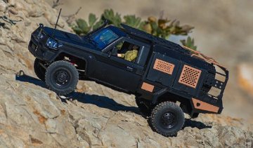 MNモデル / トヨタ ランドクルーザー79 / オーバランド仕様 / ガンメタル  / MN-82S RTR の画像
