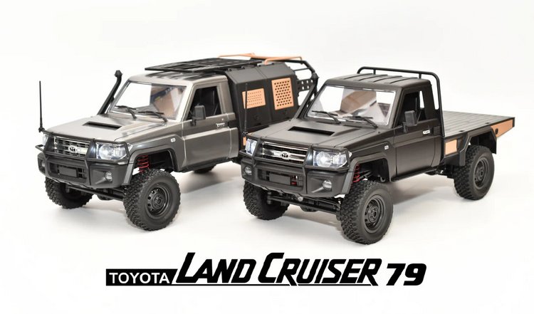 MNモデル / トヨタ ランドクルーザー79 / オーバランド仕様 / ブラック  / MN-82S RTR の画像