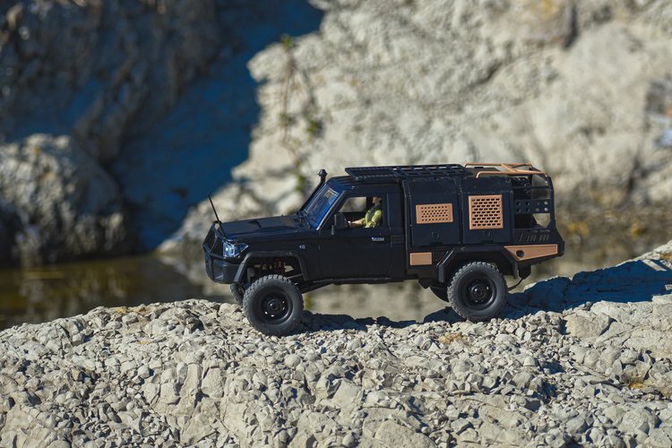 MNモデル / トヨタ ランドクルーザー79 / オーバランド仕様 / ブラック  / MN-82S RTR の画像