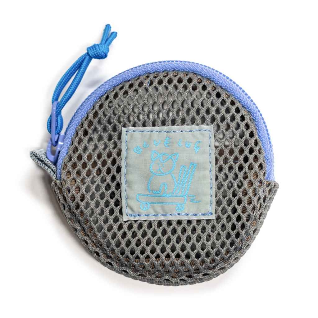 BLUE LUG / coin pouch / mesh gray / ブルーラグ コインポーチ / 財布 コインケースの画像