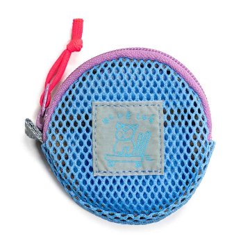 BLUE LUG / coin pouch / mesh blue / ブルーラグ コインポーチ / 財布 コインケースの画像