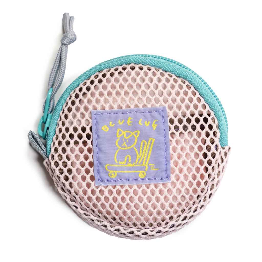 BLUE LUG / coin pouch / mesh pink / ブルーラグ コインポーチ / 財布 コインケースの画像
