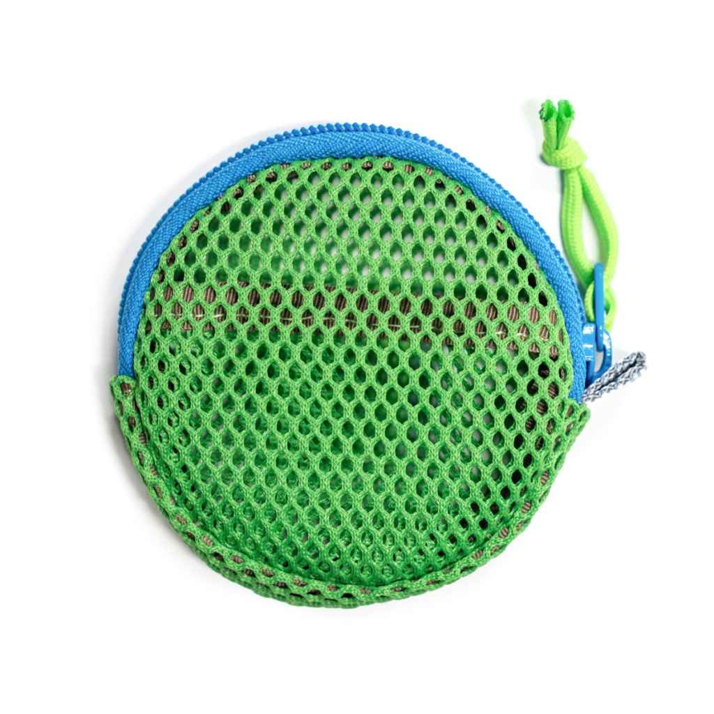 BLUE LUG / coin pouch / mesh green / ブルーラグ コインポーチ / 財布 コインケースの画像