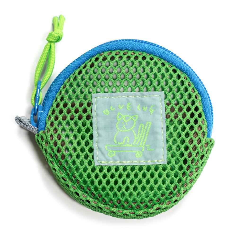 BLUE LUG / coin pouch / mesh green / ブルーラグ コインポーチ / 財布 コインケースの画像