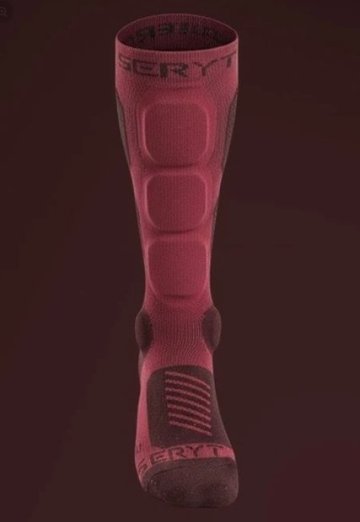 SERYT / SHELTER Protective Socks / Dark Red / セリット シェルター プロテクティブソックス の画像