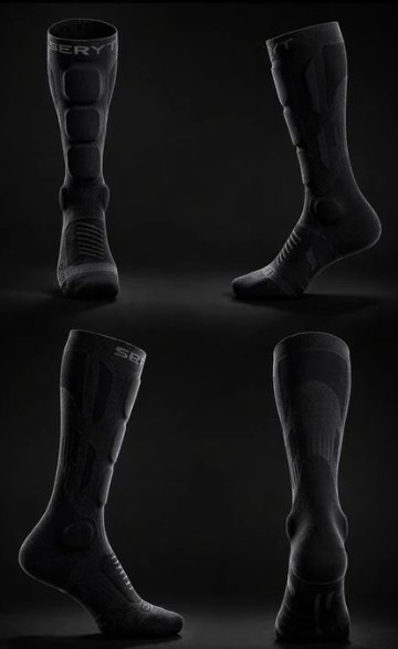 SERYT / SHELTER Protective Socks / black / セリット シェルター プロテクティブソックス の画像