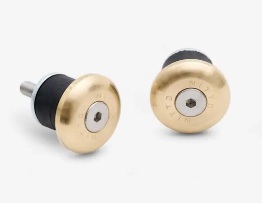tokyobike x NITTO / BRASS END CAPS / 真鍮 エンドキャップの画像