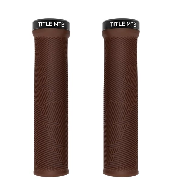 TITEL MTB / FORM Lock On Grips / Regular / Dark Brown / グリップ タイトルの画像