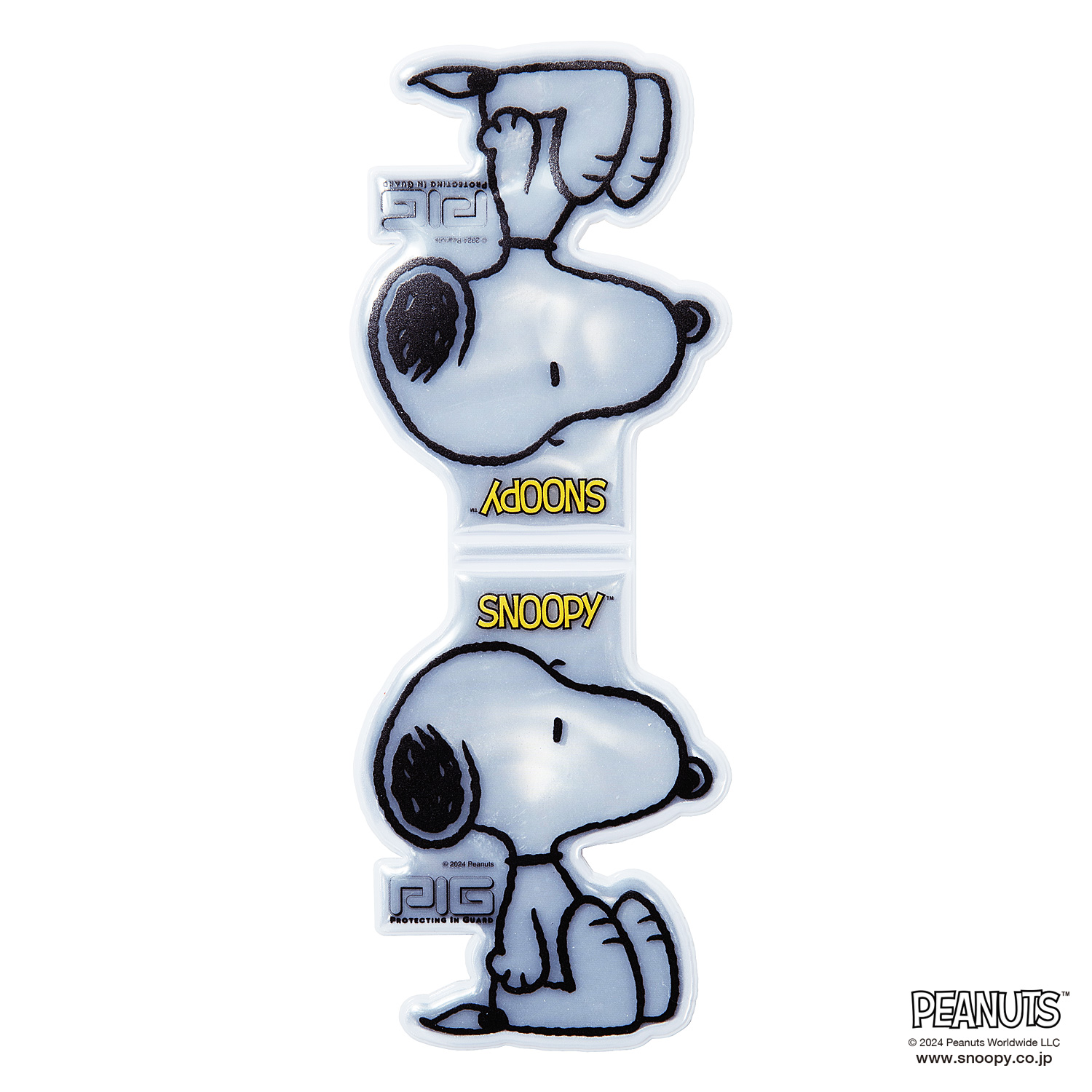 [PIG] SNOOPY 「スヌーピー」/ マグネット リフレクター / PEANUTS デザイン / MAGNET REFLECTOR の画像
