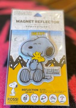 [[PIG] SNOOPY [ スヌーピー & ウッドストック ] / マグネット リフレクター / PEANUTS デザイン / MAGNET REFLECTORの画像