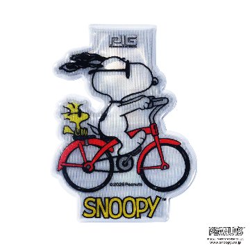[[PIG] SNOOPY [ サイクリング スヌーピー ] / マグネット リフレクター / PEANUTS デザイン / MAGNET REFLECTORの画像