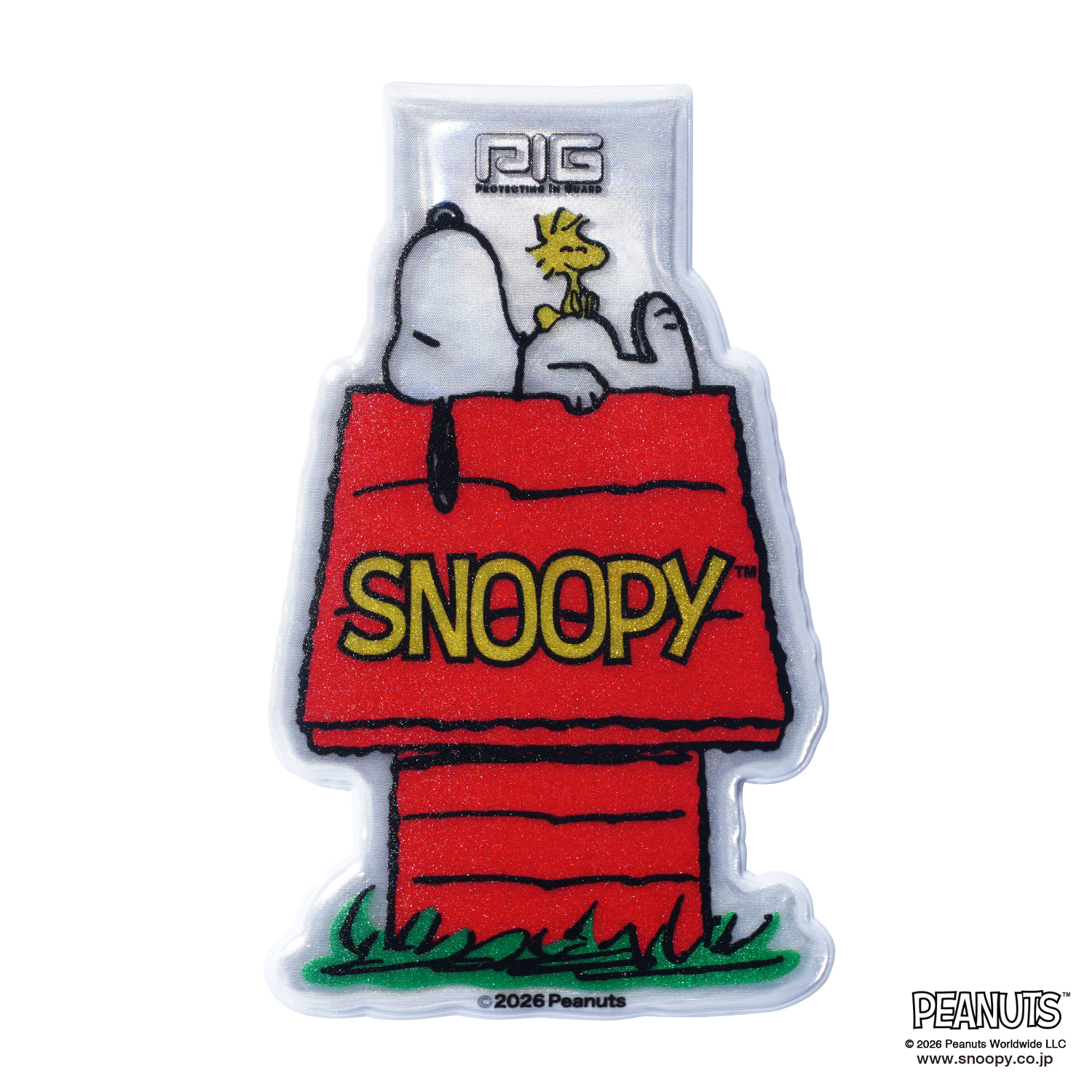 [[PIG] SNOOPY [ サイクリング ハウス ] / マグネット リフレクター / PEANUTS デザイン / MAGNET REFLECTORの画像