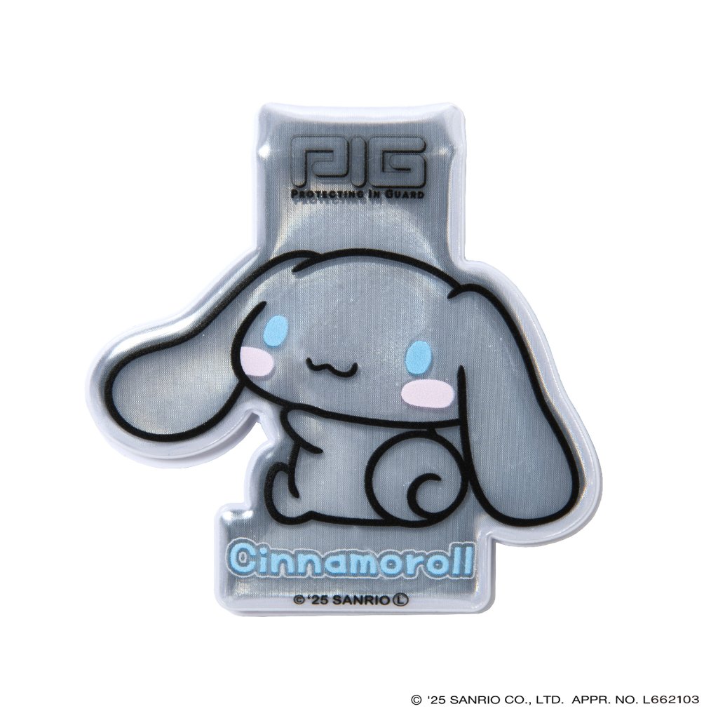 [[PIG] シナモロール / マグネット リフレクター / SANRIO デザイン / MAGNET REFLECTORの画像