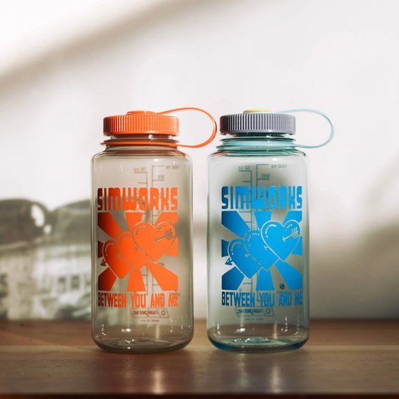 SIMWORKS 'Rising Hearts'  Nalgene Bottle 「Blue Pill」 / ナルゲン ボトルの画像