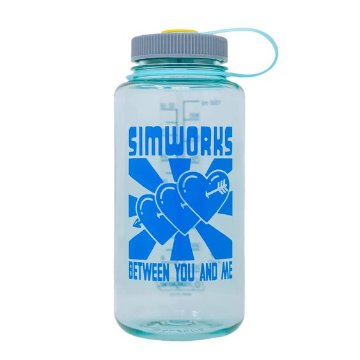 SIMWORKS 'Rising Hearts'  Nalgene Bottle 「Blue Pill」 / ナルゲン ボトルの画像