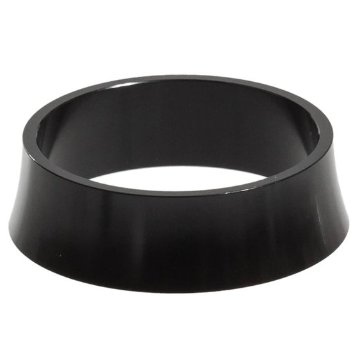 simworks / alloy tapered spacer (black) / テーパー コラムスペーサー / 高さ：10mm / コラム径[1-1/8]　の画像