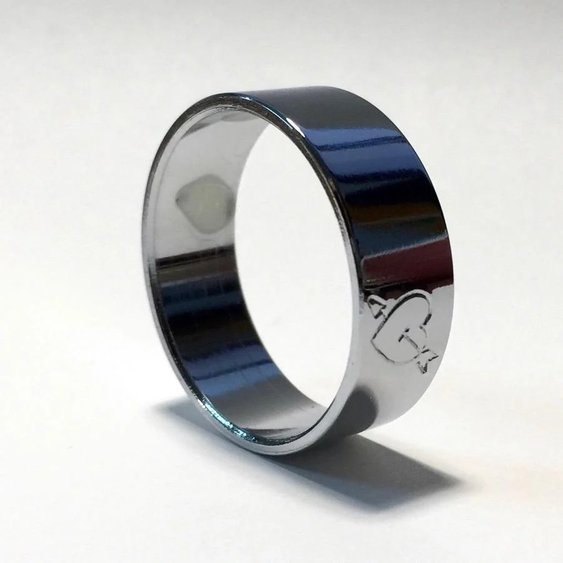 simworks / CrMo コラム Spacer Heart&Arrow ( Chrome Plated ) / コラムスペーサー / 高さ 10mm / コラム径[1-1/8]　の画像