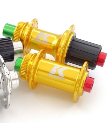 kuwahara / Diavolo Hub boost 前後セット / Limited Color 2027 [ RASTA / ラスタ ]  / センターロックの画像