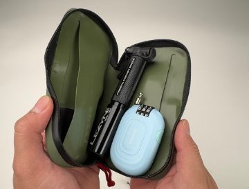 TANNER WIRED LOCK / BLUE / 自転車用 コンパクト ワイヤーロック 750mmの画像