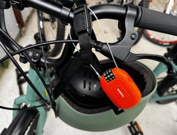 TANNER WIRED LOCK / BLUE / 自転車用 コンパクト ワイヤーロック 750mmの画像