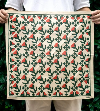 RON'S BIKES / ULTRA ROMANCE /  laron's tulips and holly bandana (rose) の画像