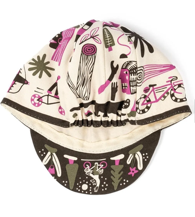 Swift Industries / explorers club cap (pink/natural)  / スウィフトインダストリーズ / cycling cap の画像