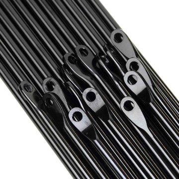 NITTO / Straight Struts / ブラック / ラック用 ステー 300mm / 400mm の画像