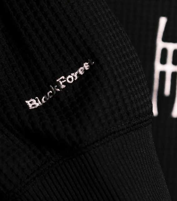 BlackForest 「ブラックフォレスト」 BF AIR GRID L/S  ワッフル編み 長袖 Tシャツの画像