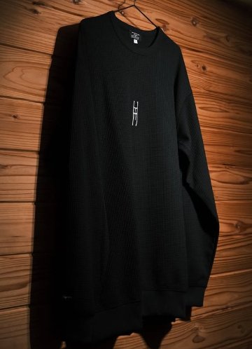 BlackForest 「ブラックフォレスト」 BF AIR GRID L/S  ワッフル編み 長袖 Tシャツの画像