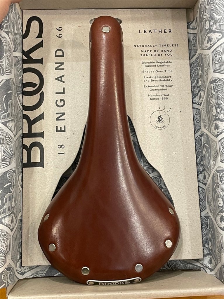 超特価格安 ヤフオク! - BROOKS B67 brown ブルックス レザーサドル