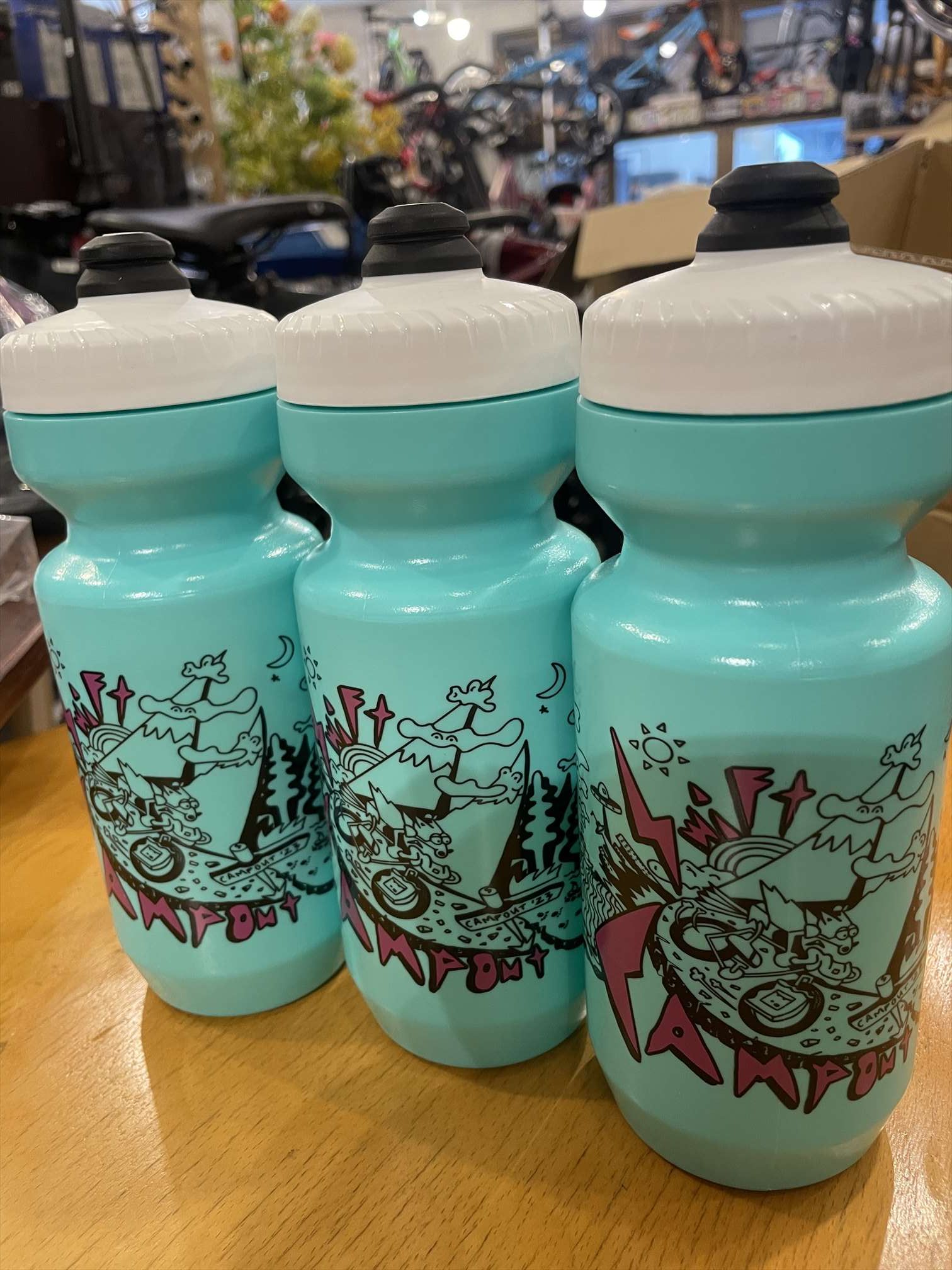 Swift Industries スウィフトインダストリーズ  Campout 2023 /Water Bottle (Teal) 画像