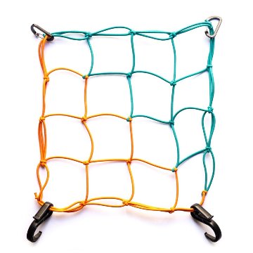 BLUE LUG/ cargo net 「teal/orange」 / カーゴネット　カゴ　バスケットの画像